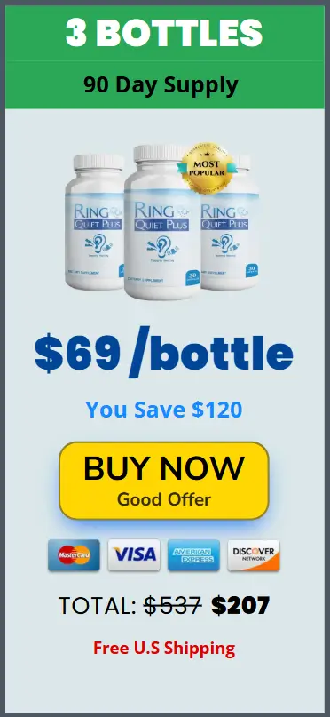 ring quiet plus 3 bottles price