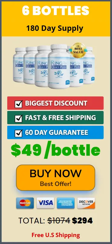ring quiet plus 6 bottles price